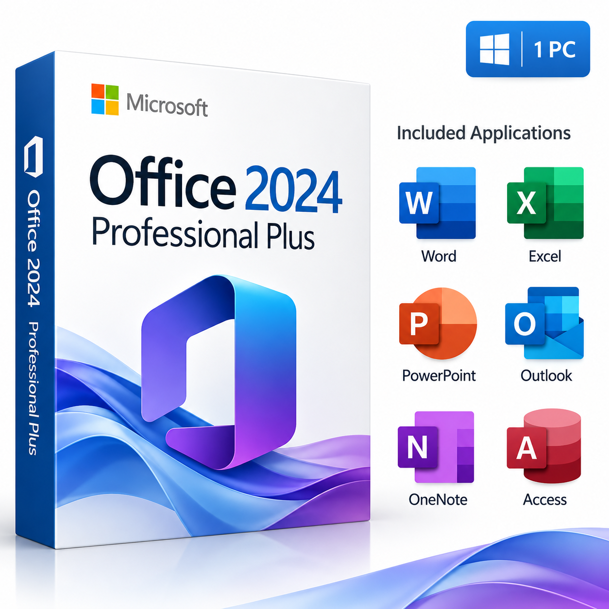 Microsoft Office 2024 Professional Plus Box Art