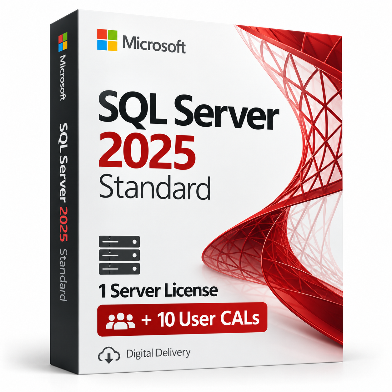 SQL Server 2025 Standard, 10 User CALs
