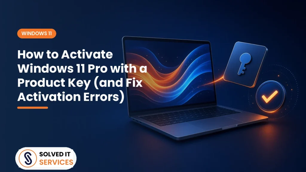 How to Activate Windows 11 Pro with a Product Key (and Fix Activation Errors)
