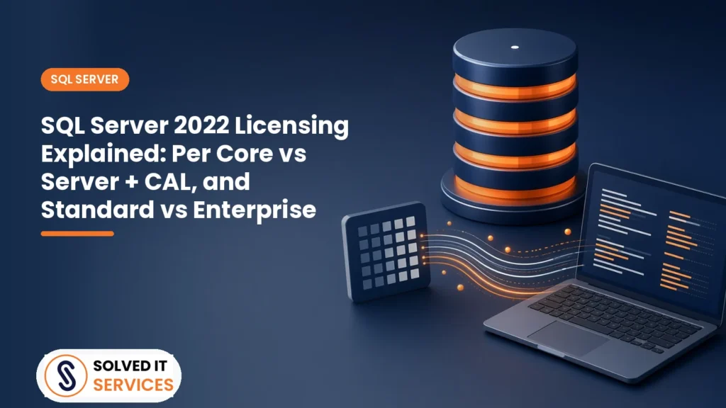 SQL Server 2022 Licensing Explained: Per Core vs Server + CAL, and Standard vs Enterprise