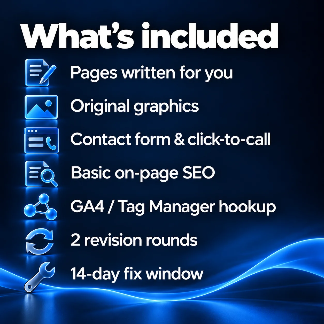 Website Build – what's included